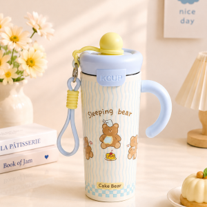 Bình giữ nhiệt 650ml họa tiết dễ thương inox 316 - ZIMORY