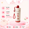 Bình giữ nhiệt 650ml họa tiết dễ thương inox 316 - ZIMORY