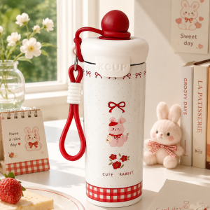 Bình giữ nhiệt 650ml họa tiết dễ thương inox 316 - ZIMORY