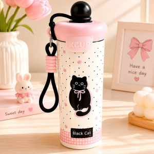 Bình giữ nhiệt 650ml họa tiết dễ thương inox 316 - ZIMORY