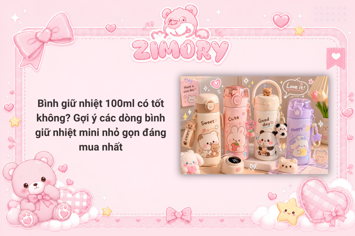 bình giữ nhiệt 100ml nhỏ gọn