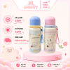 Bình Giữ Nhiệt Happy Puppy 600ml Inox Có Dây Đeo ZIMORY