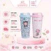 Cốc giữ nhiệt cute 550ml nắp bật chống tràn tiện lợi