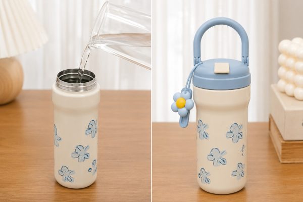Luôn đậy nắp cốc giữ nhiệt