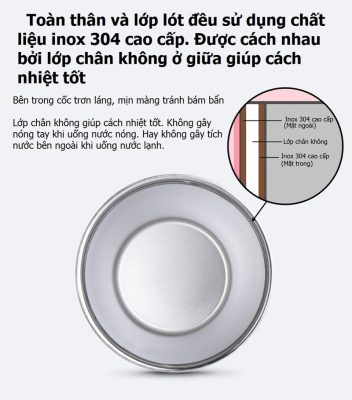 lý do dùng cốc giữ nhiệt inox 304 hàng ngày