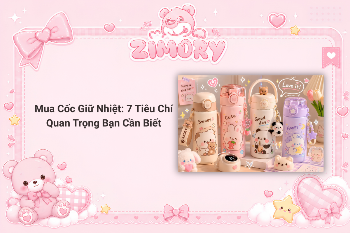 Mua Cốc Giữ Nhiệt: 7 Tiêu Chí Quan Trọng Bạn Cần Biết