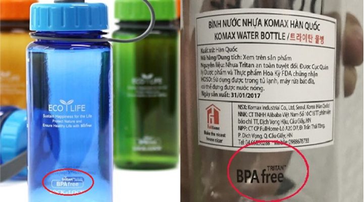 chất liệu nhựa an toàn Tritan PP BPA Free